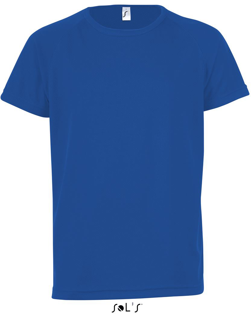 Sol's Sporty Kids - Raglan-sleeved T-shirt - modrá