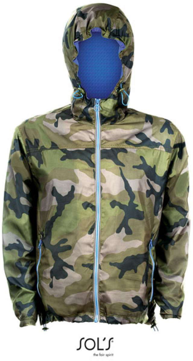 Sol's Skate - Unisex Lined Windbreaker - Sol's Skate - Unisex Lined Windbreaker - Camouflage