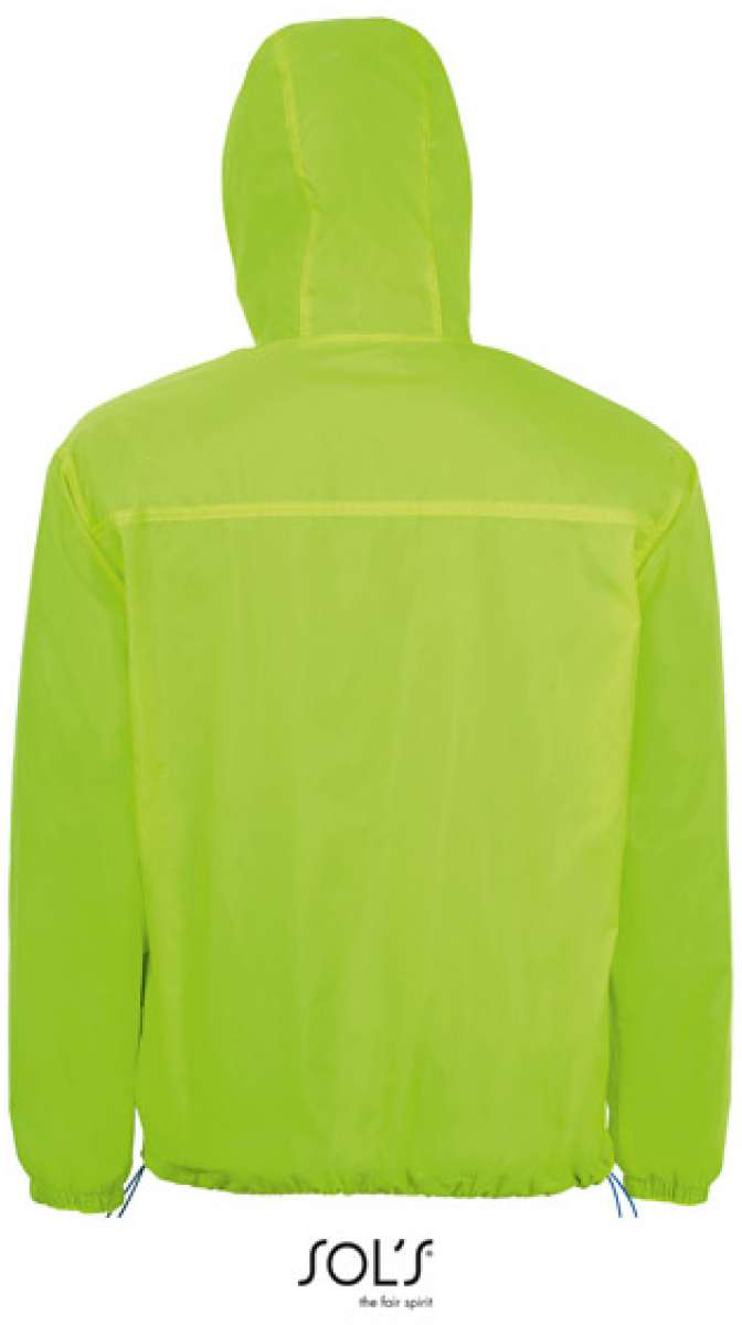 Sol's Skate - Unisex Lined Windbreaker - green