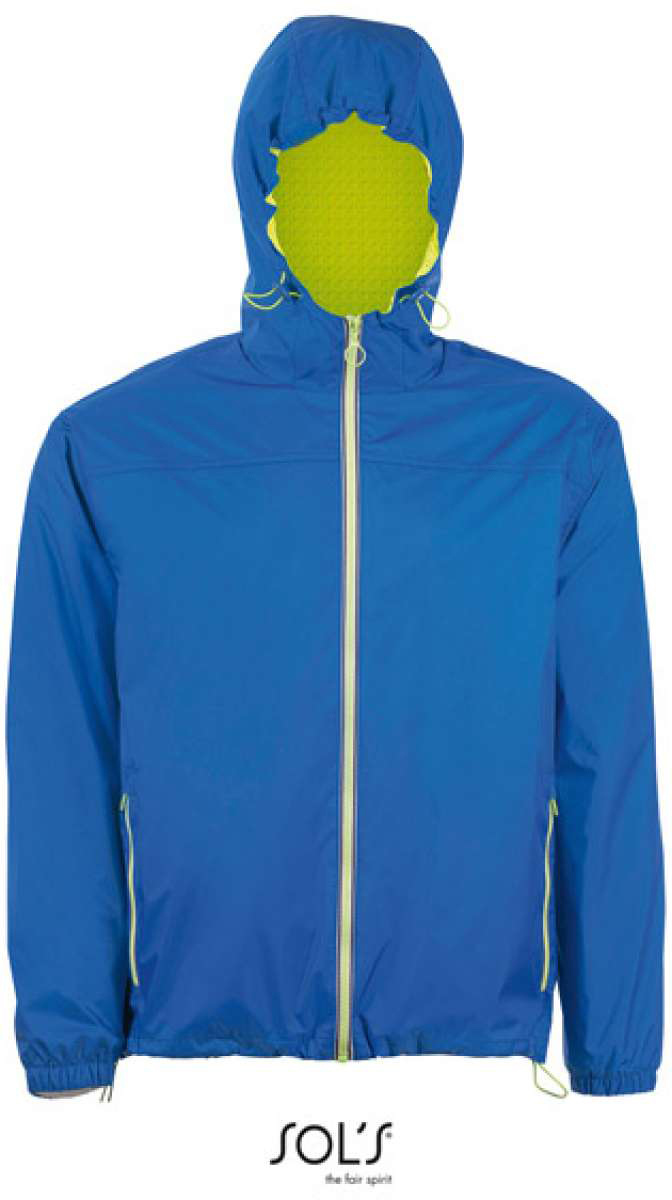 Sol's Skate - Unisex Lined Windbreaker - blue