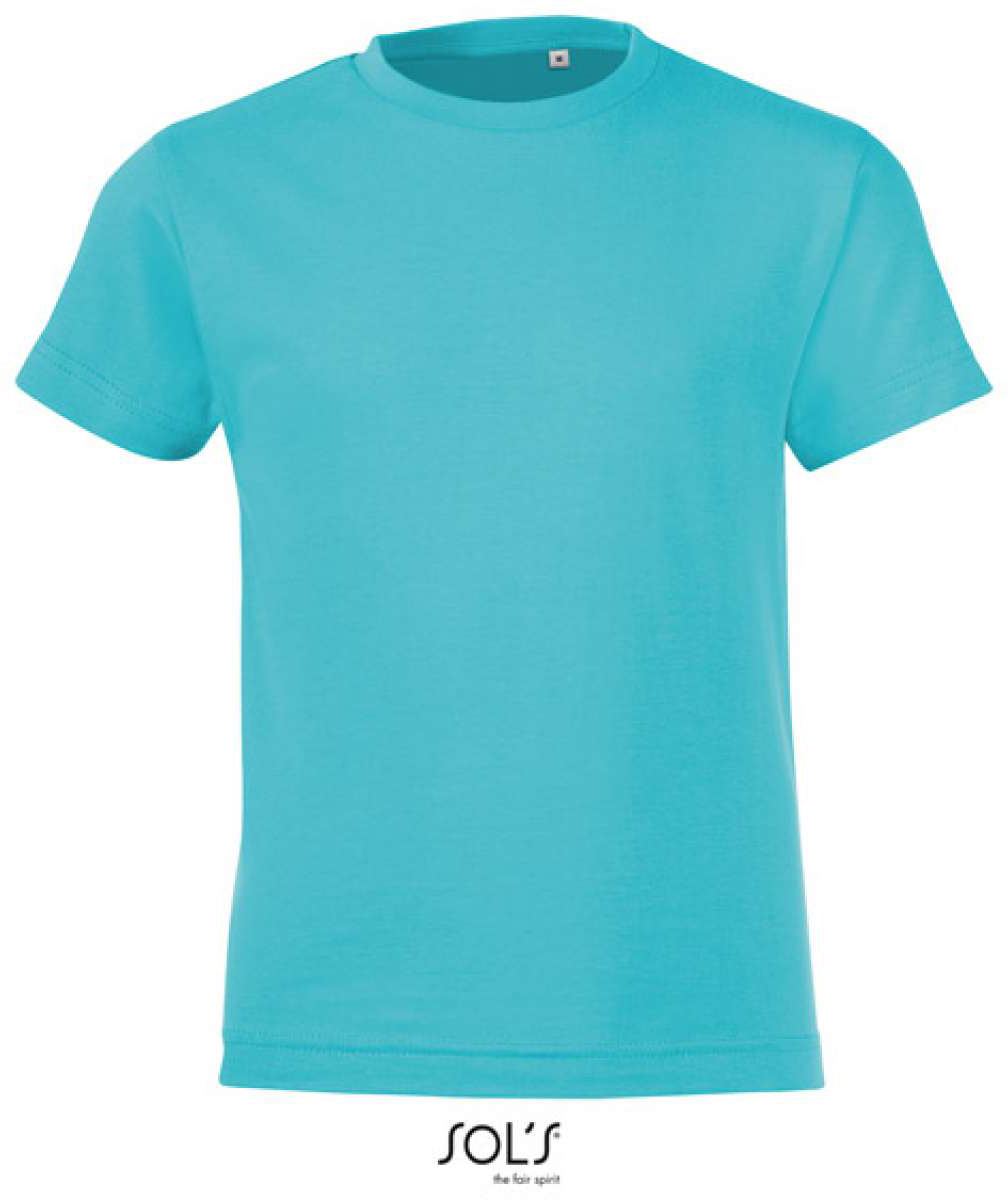 Sol's Regent Fit Kids - Round Neck T-shirt - blau