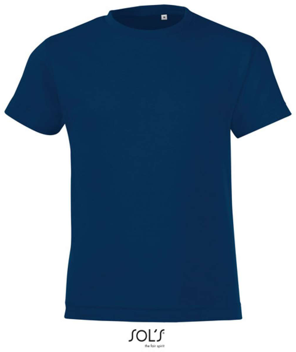 Sol's Regent Fit Kids - Round Neck T-shirt - Sol's Regent Fit Kids - Round Neck T-shirt - Navy