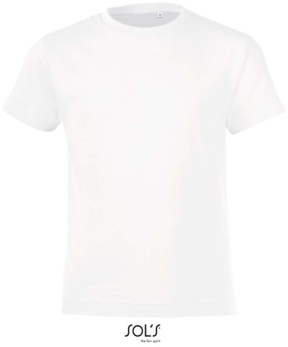 Sol's Regent Fit Kids - Round Neck T-shirt - Sol's Regent Fit Kids - Round Neck T-shirt - White