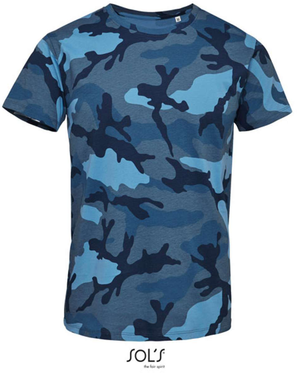 Sol's Camo Men - Round Collar T-shirt - Sol's Camo Men - Round Collar T-shirt - Camouflage