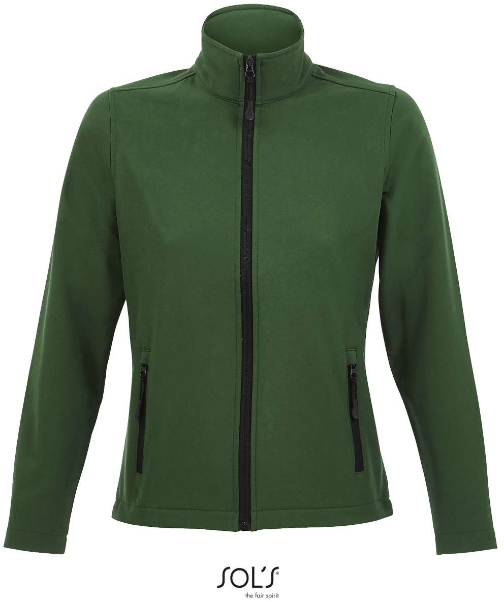 Sol's Race Women - Softshell Zip Jacket - zelená