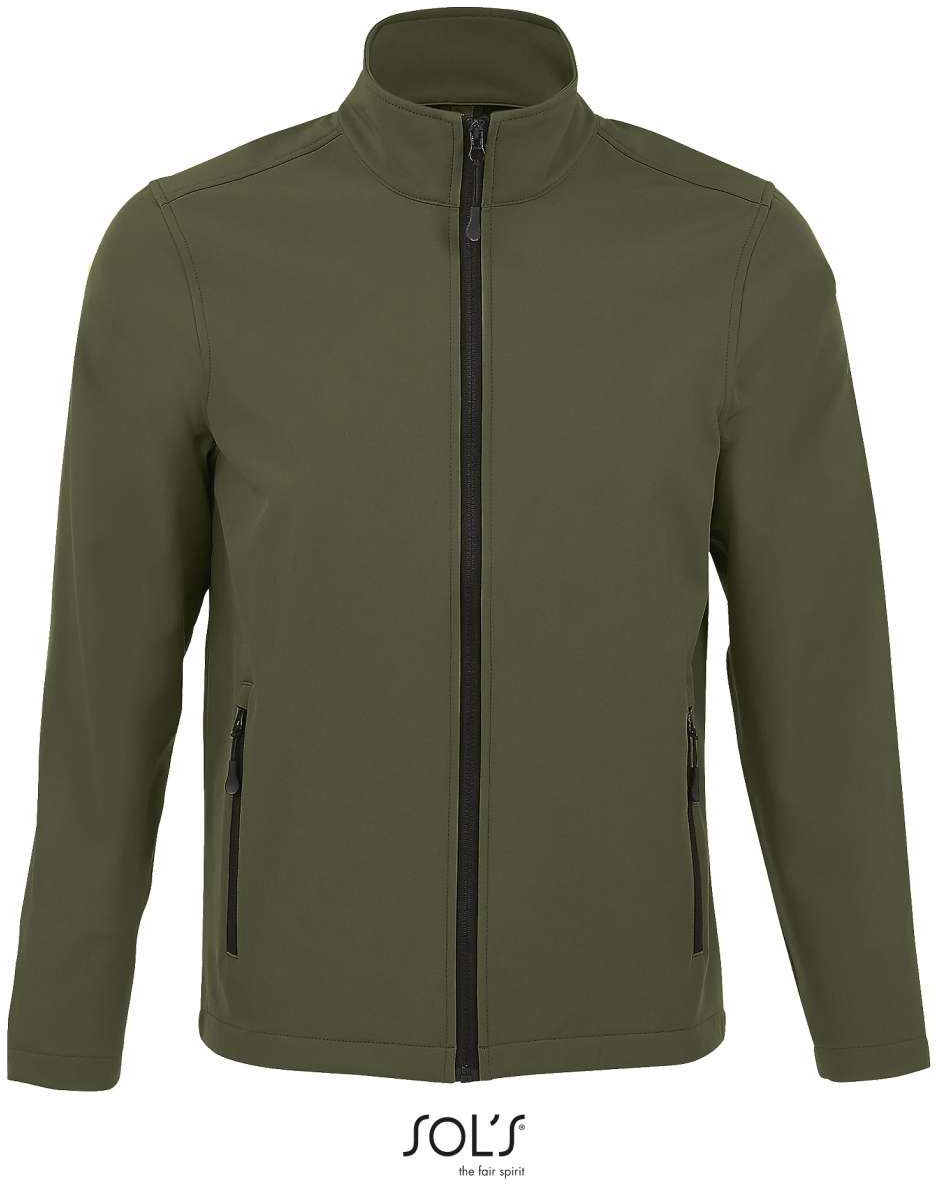 Sol's Race Men - Softshell Zip Jacket - zelená