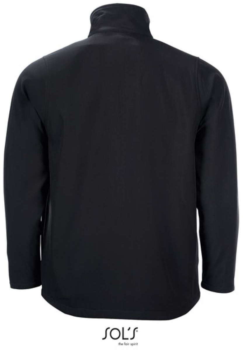 Sol's Race Men - Softshell Zip Jacket - schwarz