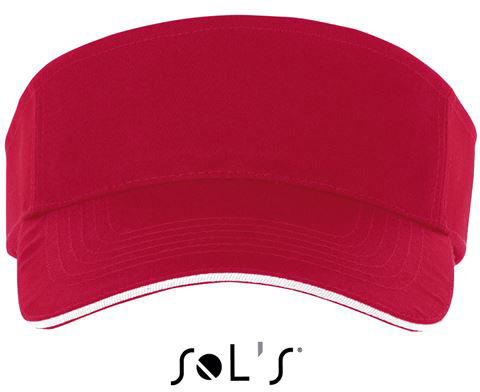 Sol's Ace - Unisex Visor - red