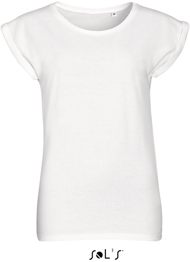 Sol's Melba - Women’s Round Neck T-shirt - Sol's Melba - Women’s Round Neck T-shirt - White