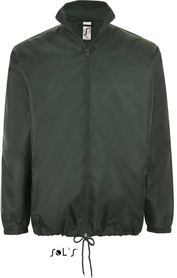 Sol's Shift - Unisex Water Repellent Windbreaker - green