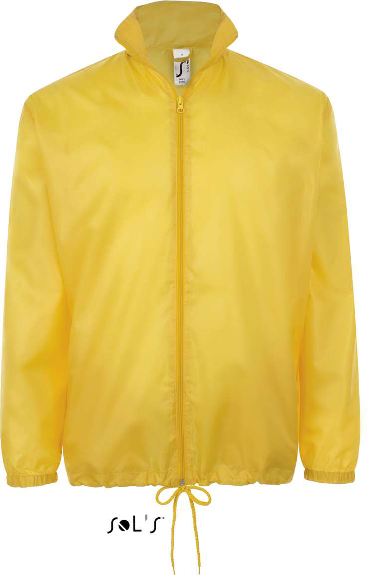 Sol's Shift - Unisex Water Repellent Windbreaker - yellow