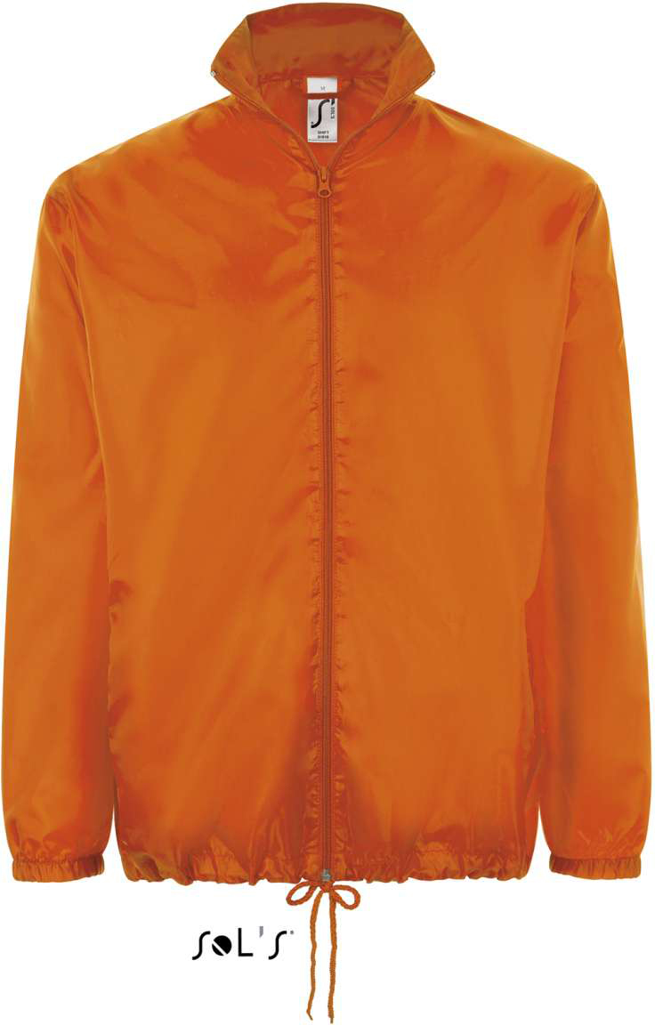 Sol's Shift - Unisex Water Repellent Windbreaker - Sol's Shift - Unisex Water Repellent Windbreaker - Orange