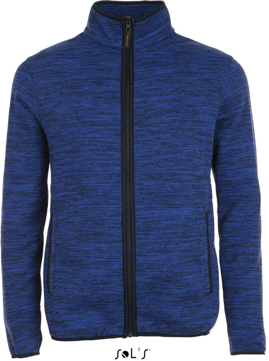 Sol's Turbo - Knitted Fleece Jacket - blue