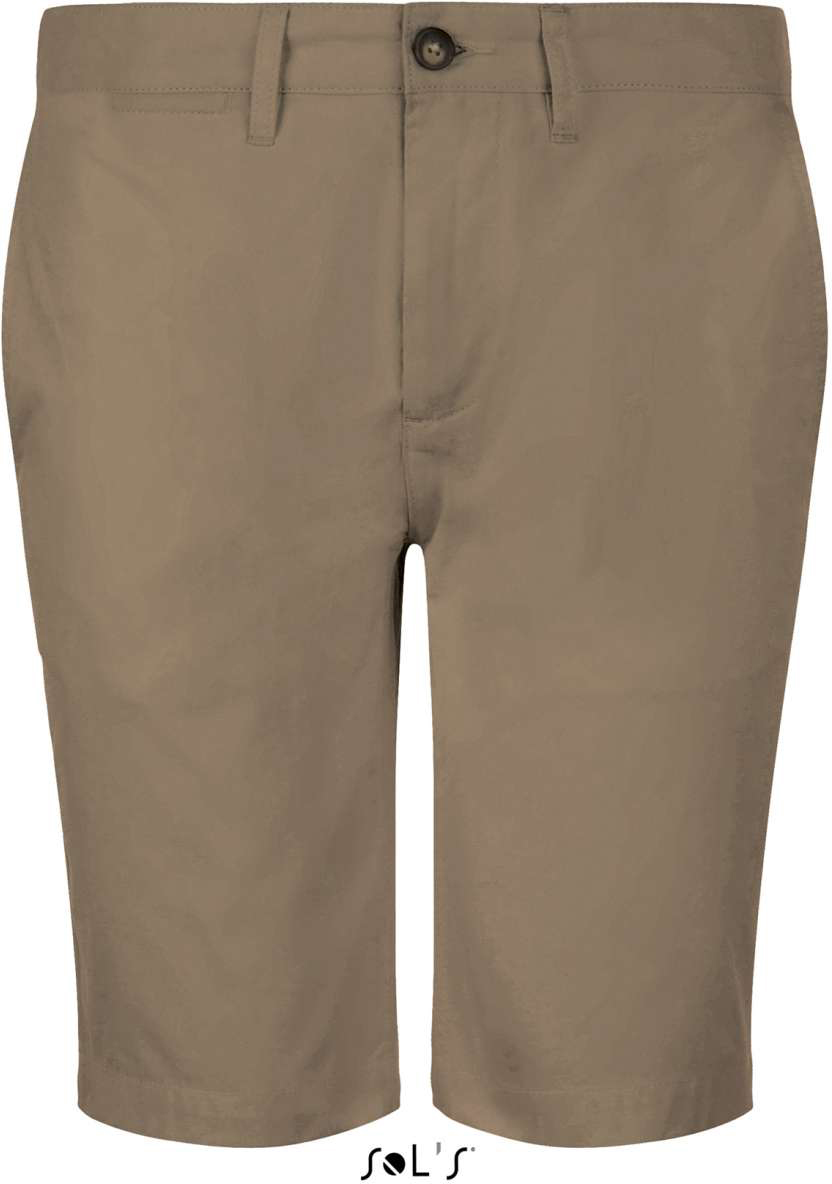 Sol's Jasper - Men's Chino Shorts - hnědá