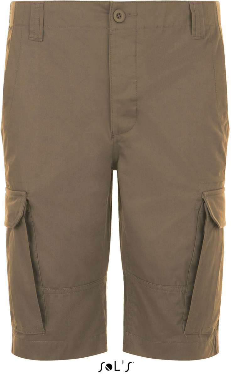 Sol's Jackson - Men's Bermuda Shorts - hnedá