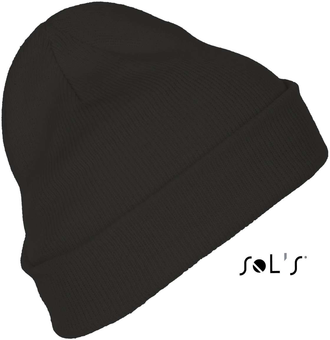 Sol's Pittsburgh - Solid-colour Beanie With Cuffed Design - black