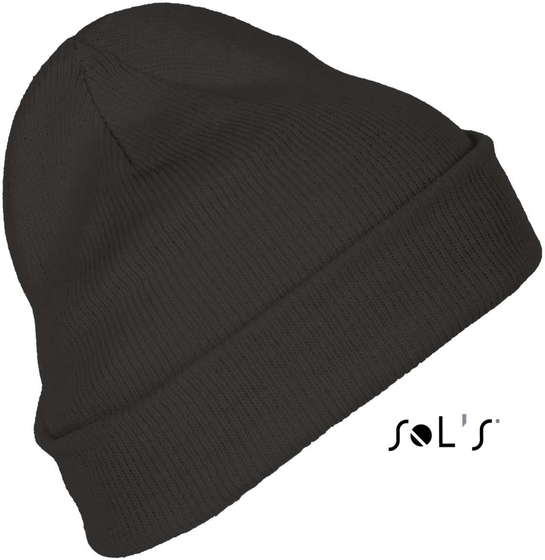 Sol's Pittsburgh - Solid-colour Beanie With Cuffed Design - Grau