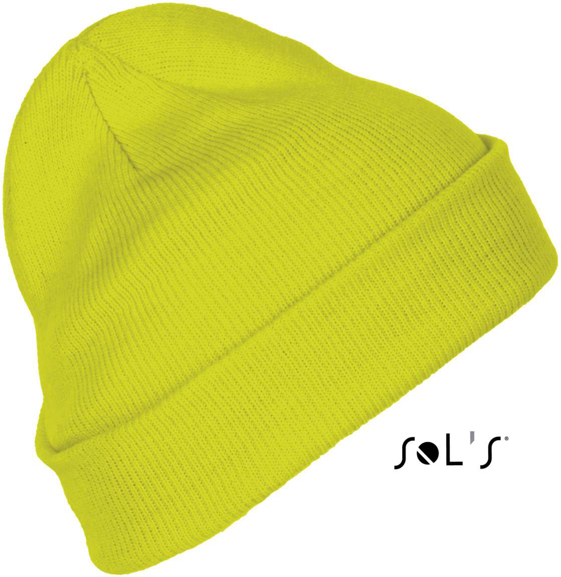 Sol's Pittsburgh - Solid-colour Beanie With Cuffed Design - Sol's Pittsburgh - Solid-colour Beanie With Cuffed Design - Safety Green