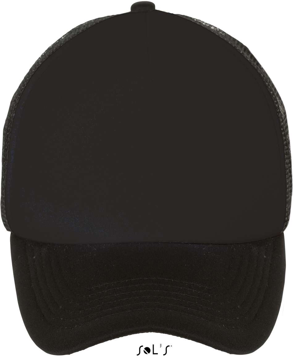 Sol's Bubble - Five Panel Mesh Cap - schwarz