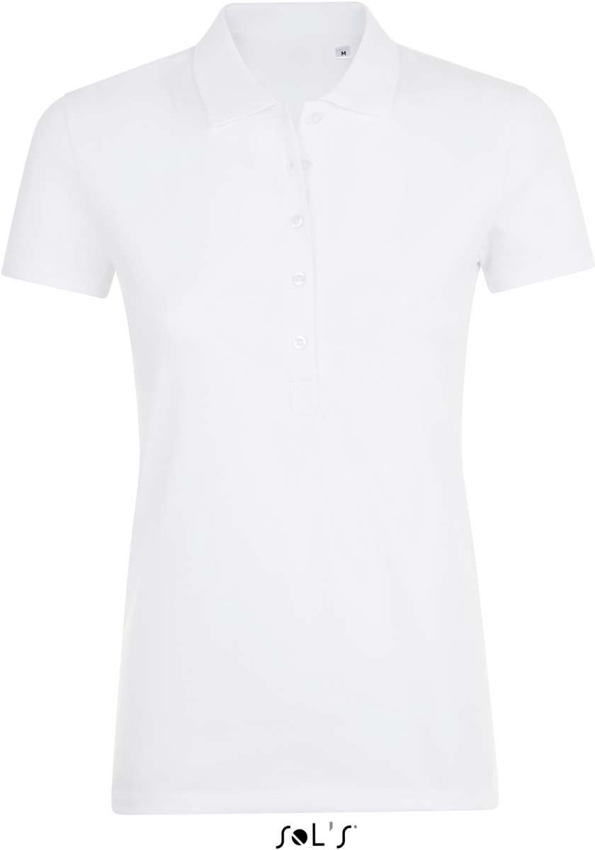 Sol's Phoenix Women - Cotton-elastane Polo Shirt - bílá