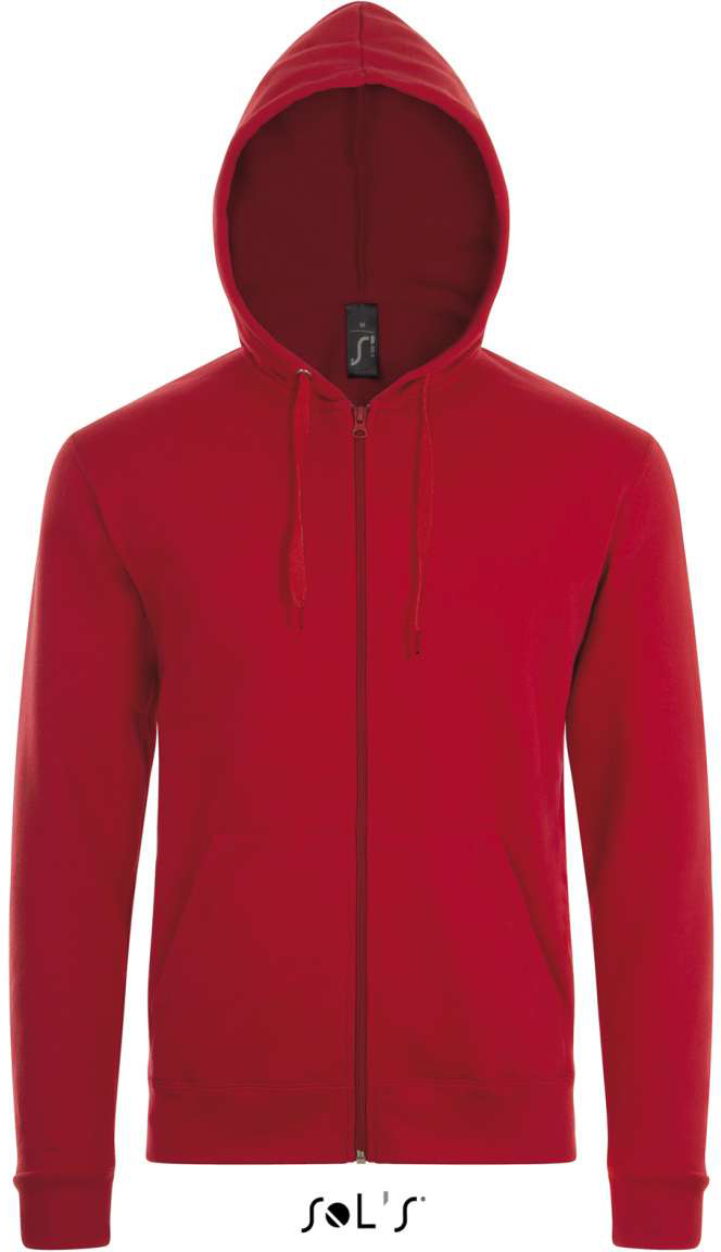 Sol's Stone - Unisex Zip Hoodie - red