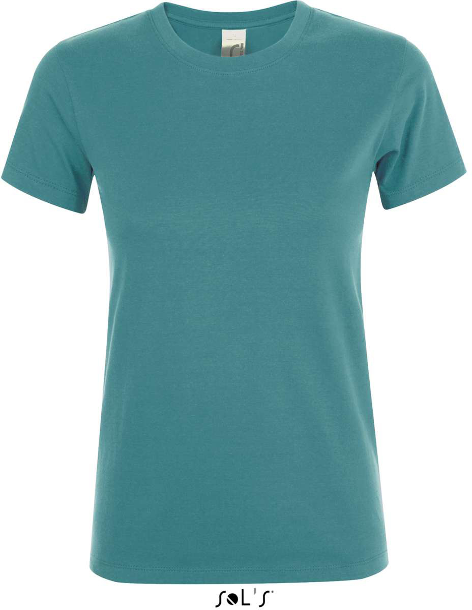 Sol's Regent Women - Round Collar T-shirt - modrá