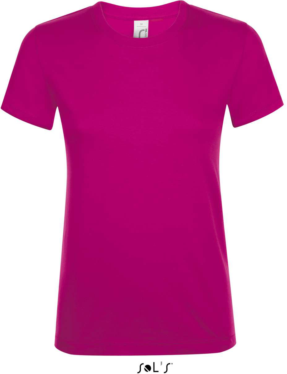 Sol's Regent Women - Round Collar T-shirt - růžová