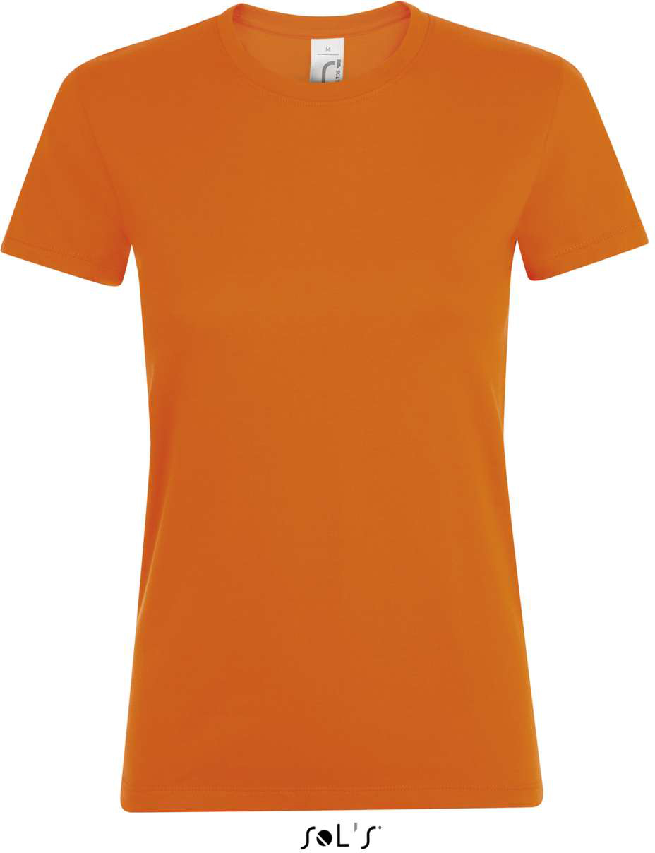Sol's Regent Women - Round Collar T-shirt - oranžová