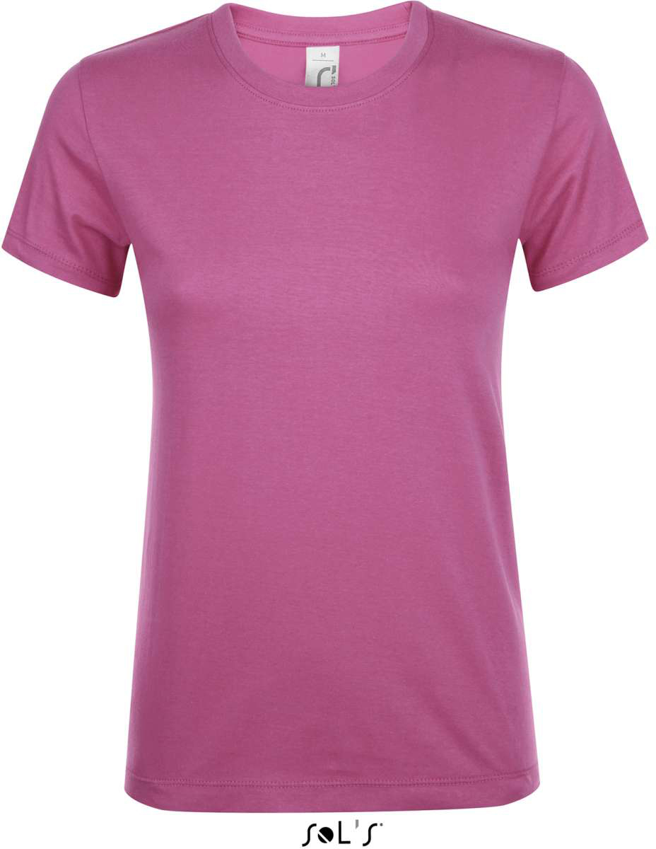 Sol's Regent Women - Round Collar T-shirt - růžová