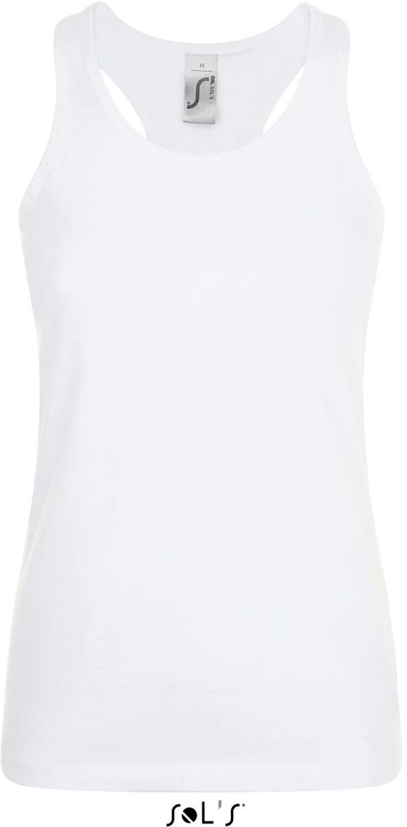 Sol's Justin Women - Racerback Tank Top - white