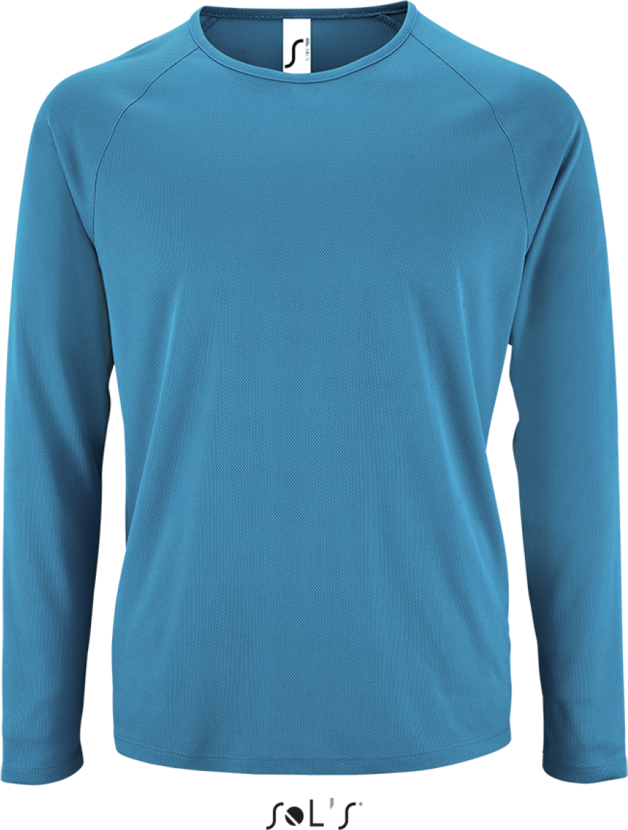 Sol's Sporty Lsl Men - Long-sleeve Sports T-shirt - blue