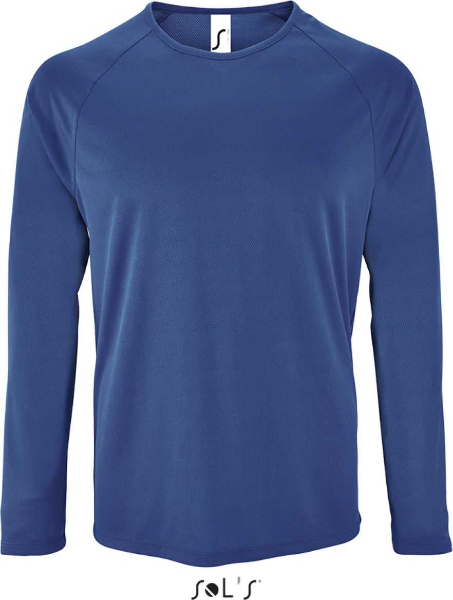 Sol's Sporty Lsl Men - Long-sleeve Sports T-shirt - Sol's Sporty Lsl Men - Long-sleeve Sports T-shirt - Royal