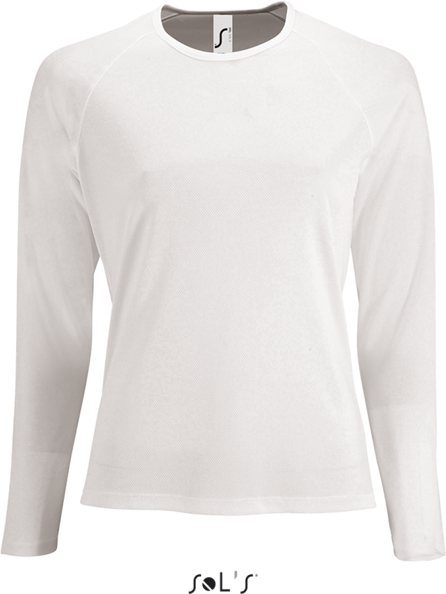 Sol's Sporty Lsl Women - Long Sleeve Sports T-shirt - bílá