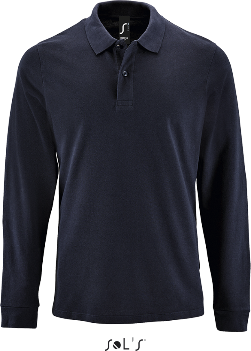 Sol's Perfect Lsl Men - Long-sleeve PiquÉ Polo Shirt - blue