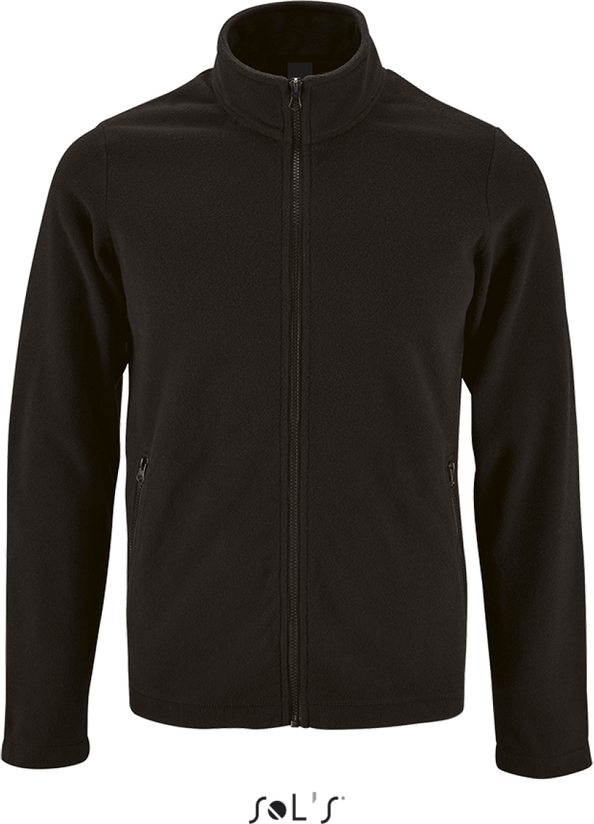 Sol's Norman Men - Plain Fleece Jacket - black