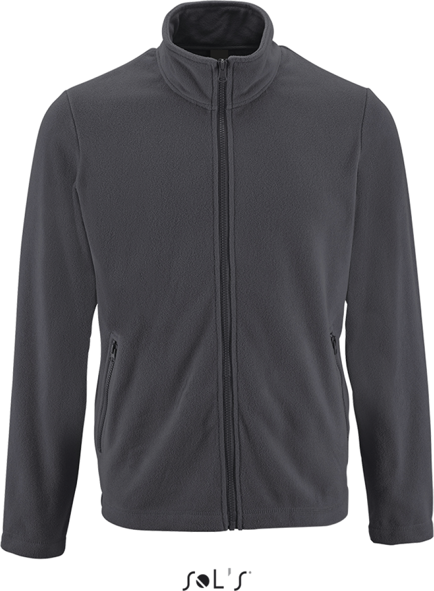 Sol's Norman Men - Plain Fleece Jacket - Grau