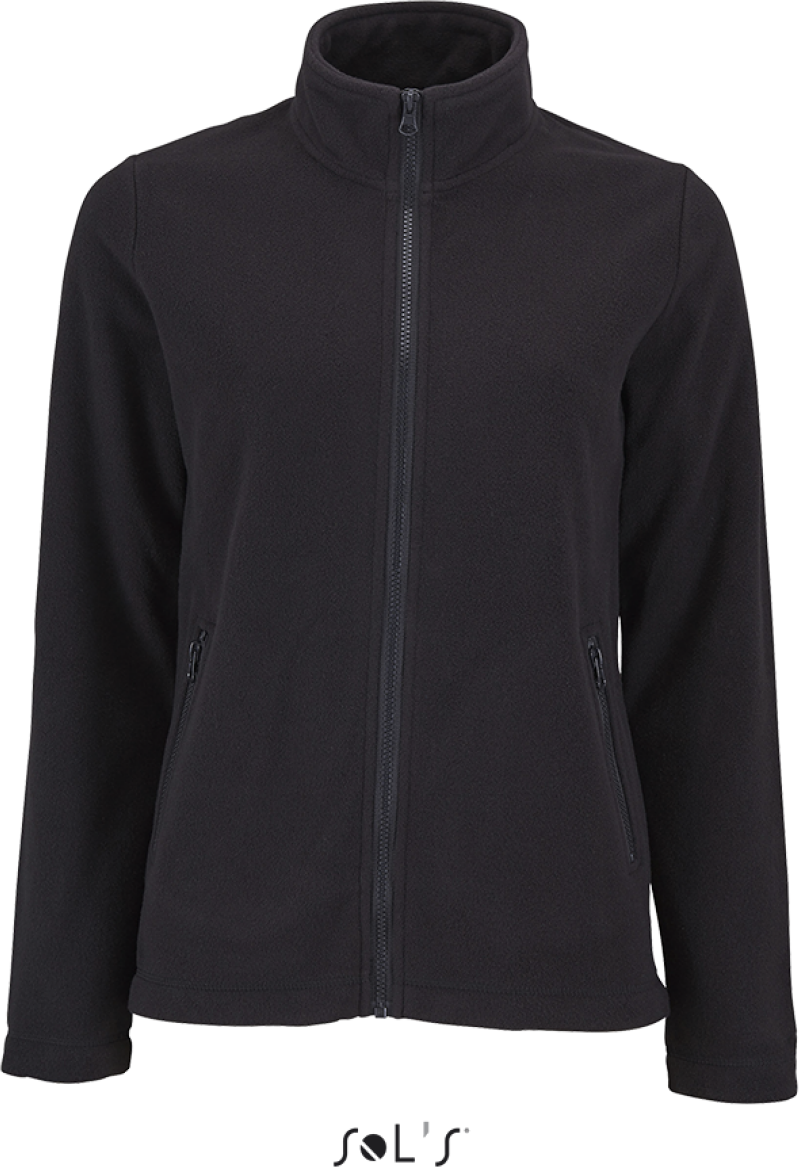 Sol's Norman Women - Plain Fleece Jacket - čierna