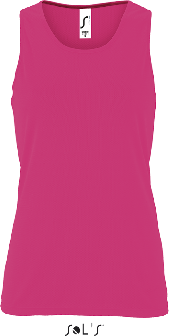 Sol's Sporty Tt Women - Sports Tank Top - Sol's Sporty Tt Women - Sports Tank Top - Safety Pink