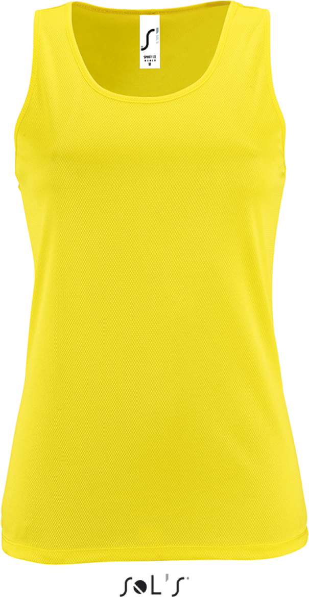 Sol's Sporty Tt Women - Sports Tank Top so02117ney-xl Yellow