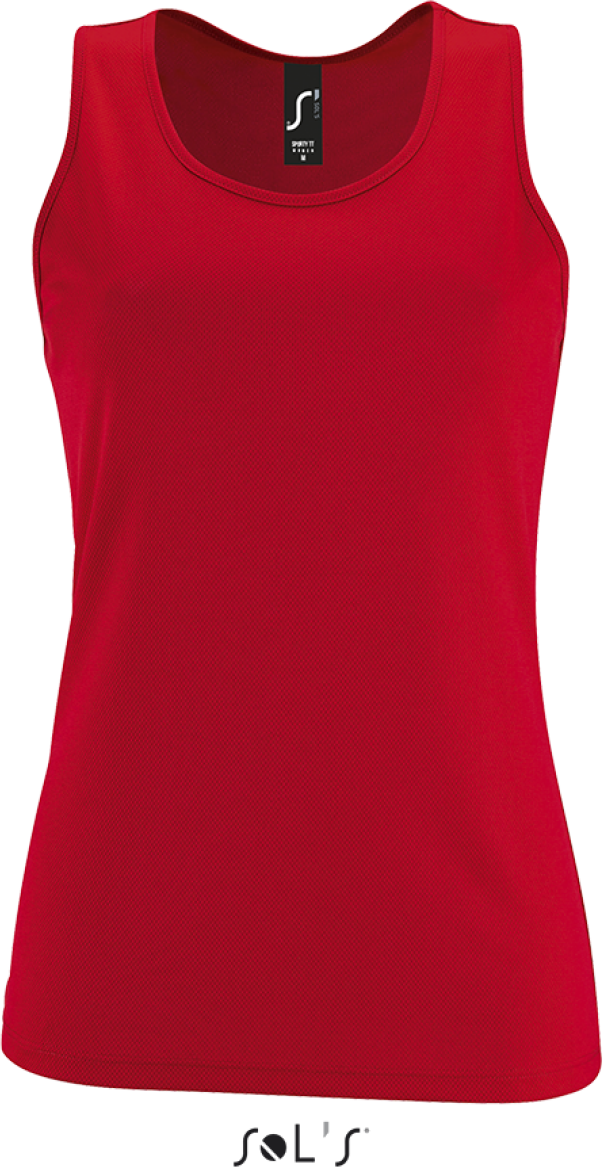 Sol's Sporty Tt Women - Sports Tank Top - červená