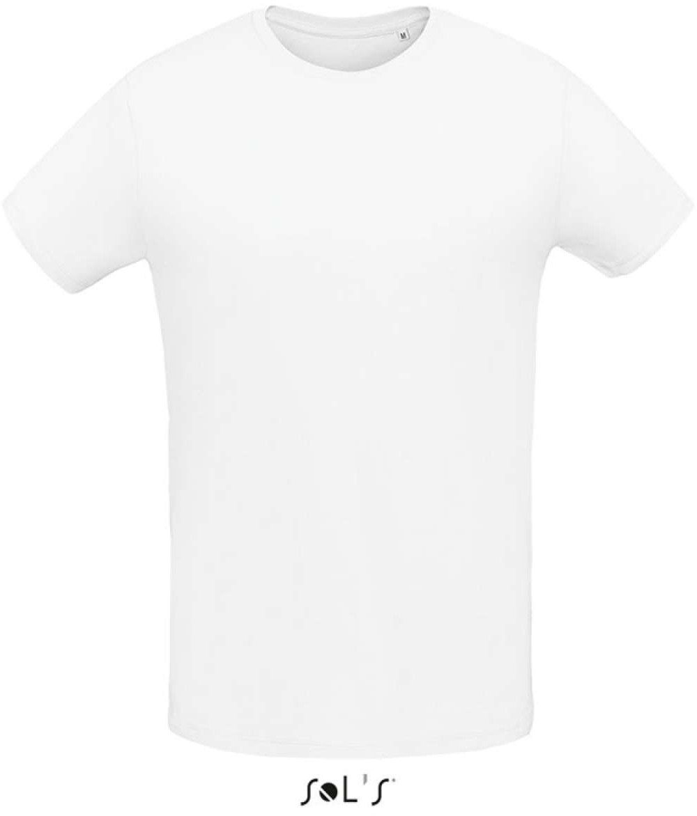 Sol's Martin Men - Round-neck Fitted Jersey T-shirt - Sol's Martin Men - Round-neck Fitted Jersey T-shirt - White