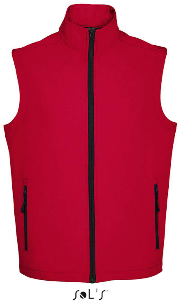 Sol's Race Bw Men - Softshell Bodywarmer - Rot