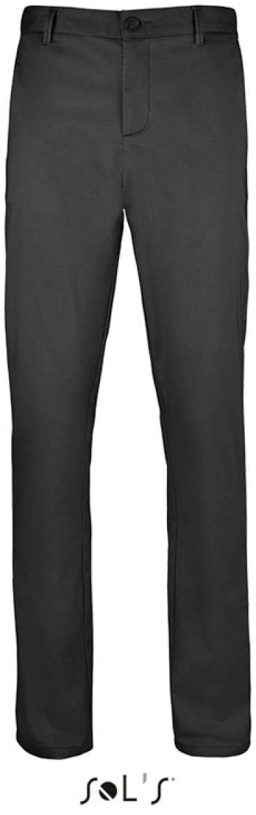 Sol's Jared Men - Satin Stretch Trousers - black