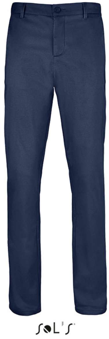 Sol's Jared Men - Satin Stretch Trousers - blue