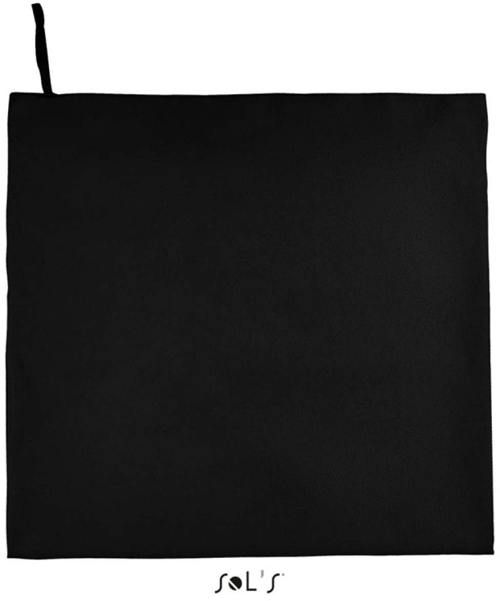 Sol's Atoll 100 - Microfibre Towel - Sol's Atoll 100 - Microfibre Towel - Black