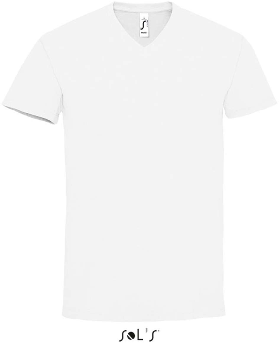 Sol's imperial V Men - V-neck T-shirt - white
