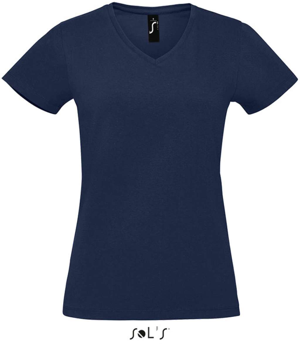 Sol's imperial V Women - V-neck T-shirt - modrá