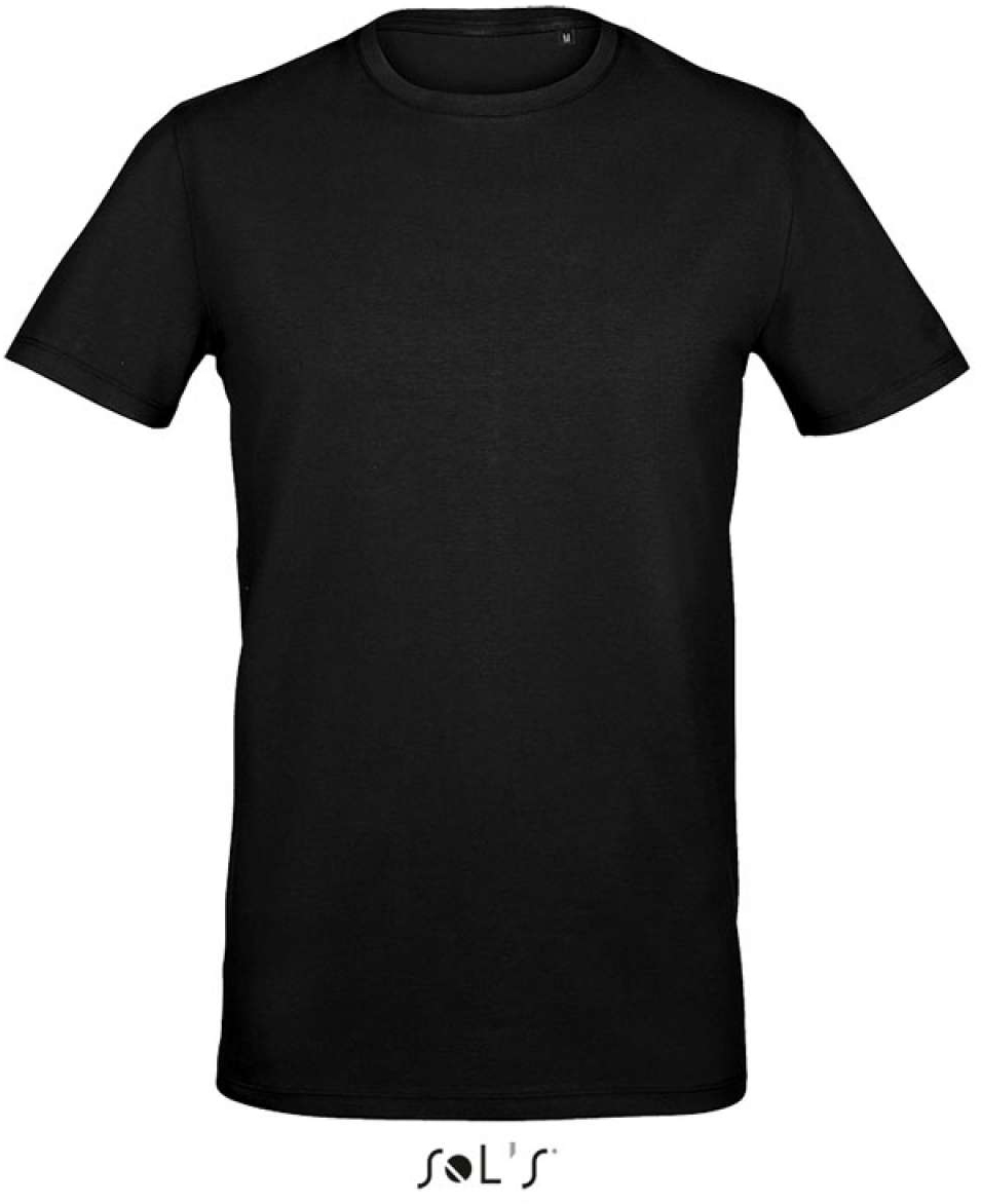 Sol's Millenium Men - Round-neck T-shirt - Sol's Millenium Men - Round-neck T-shirt - Black