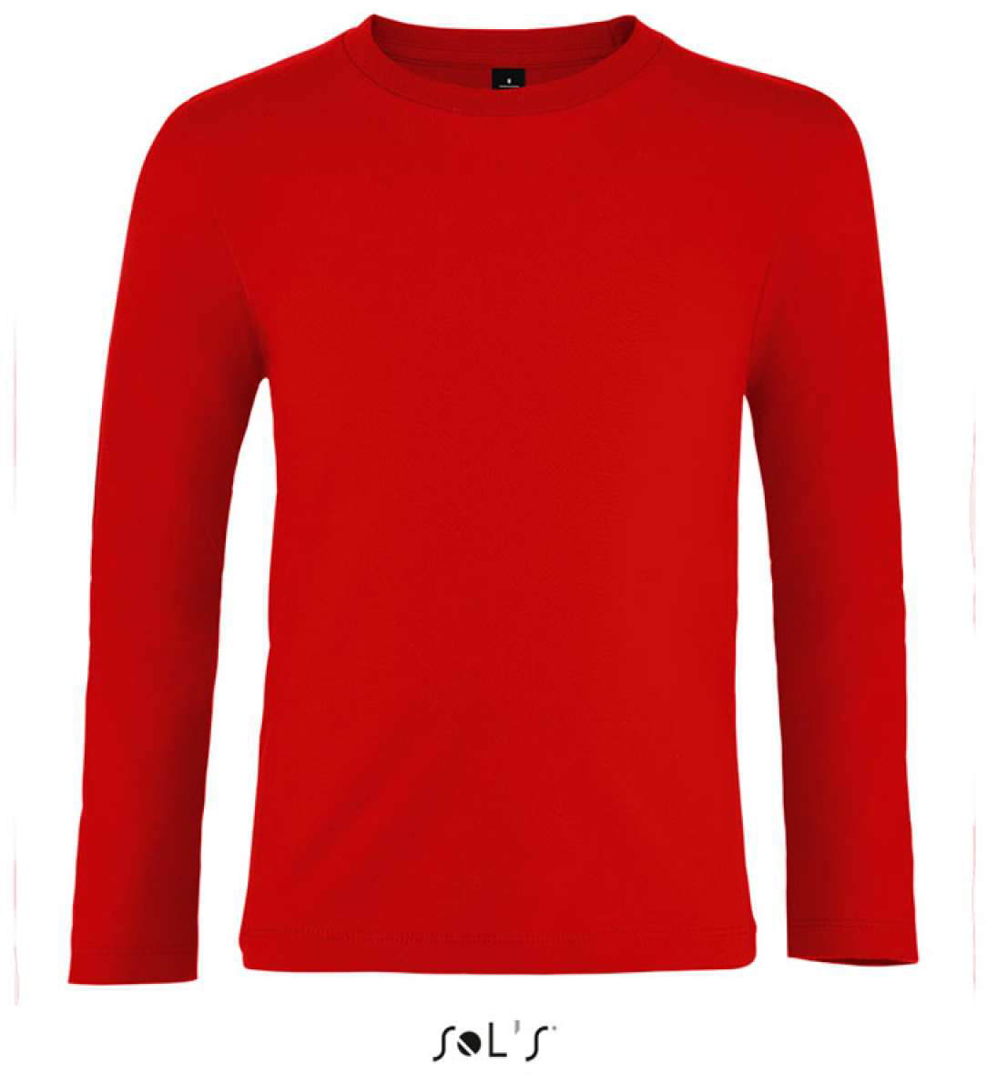 Sol's imperial Lsl Kids - Long Sleeve T-shirt - červená