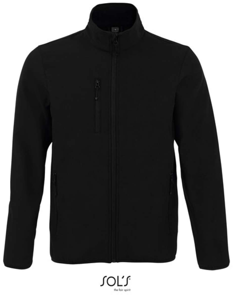 Sol's Radian Men - Softshell Zip Jacket - černá